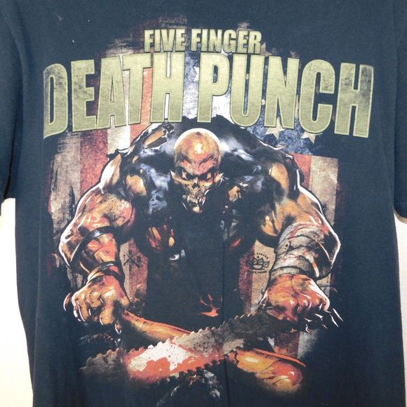 Five Finger Death Punch Tee Shirt Adult M Band Metal Music Graphic Short Sleeve - Picture 4 of 9